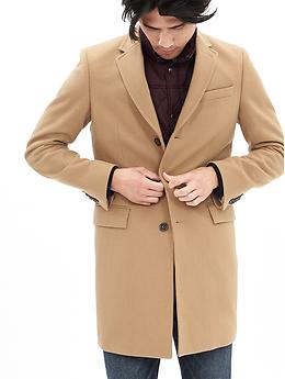 Banana republic sales camel wool coat