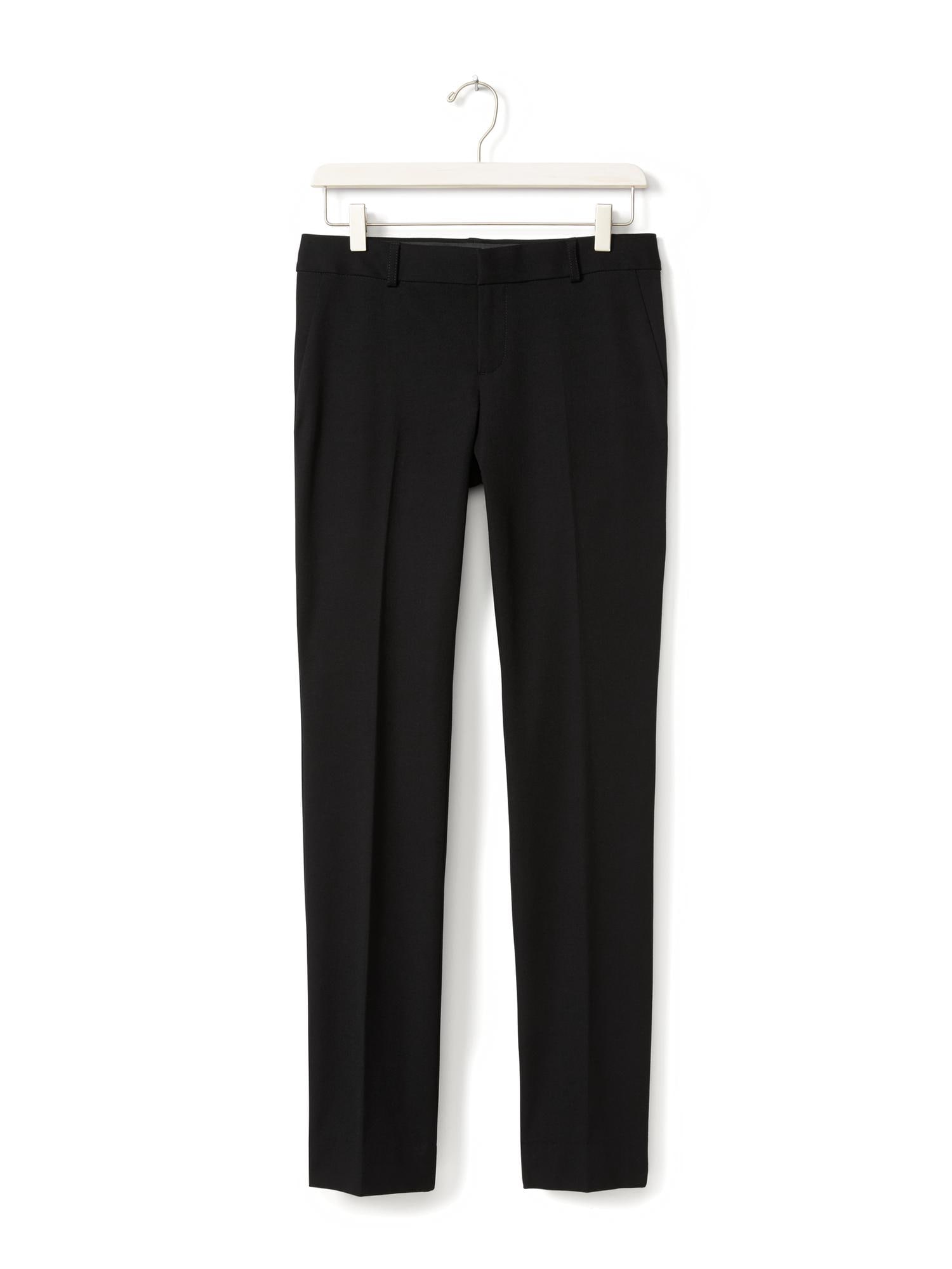 Sloan-Fit Black Straight Leg