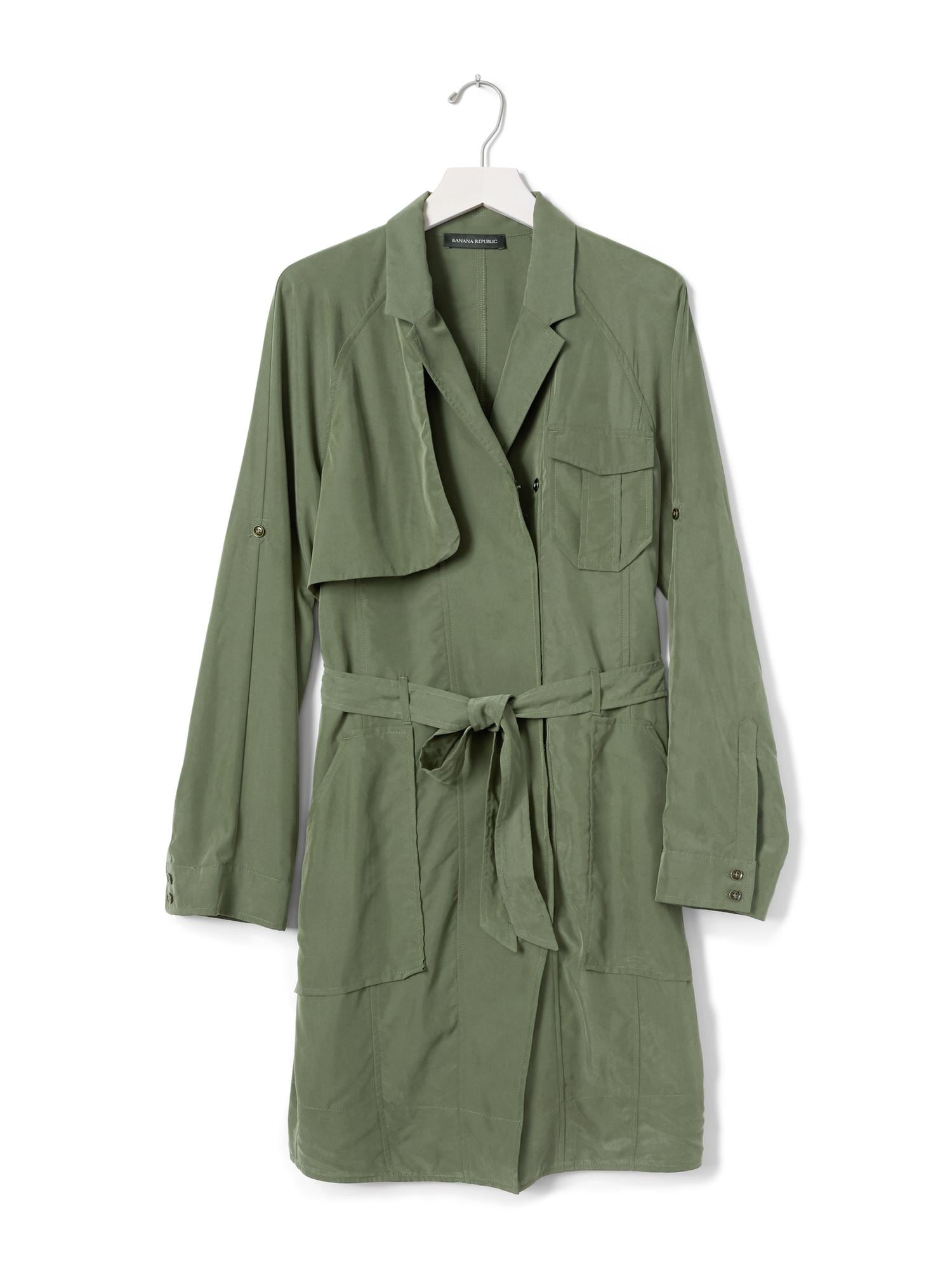 Banana republic trench coat 2024 dress