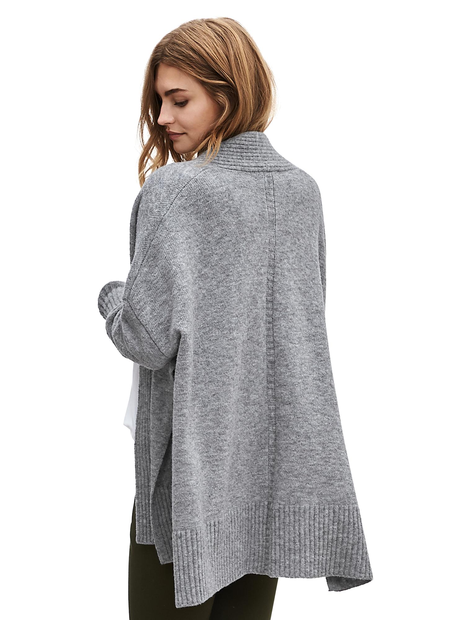 Split-Side Open Cardigan | Banana Republic