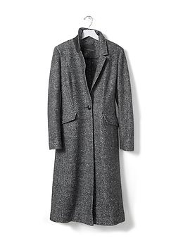 Tweed One-Button Coat | Banana Republic