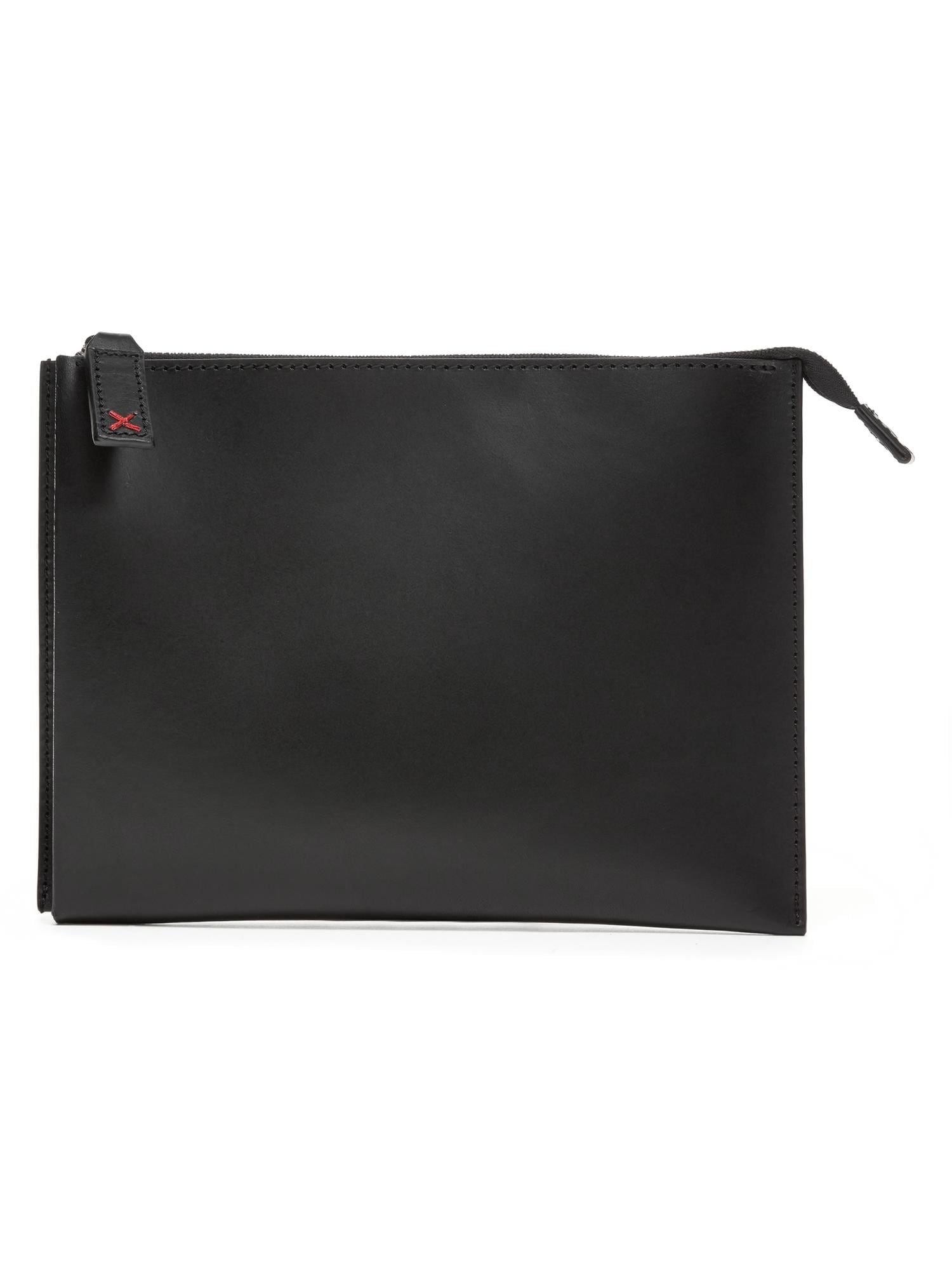 Italian Leather Zip Pouch | Banana Republic