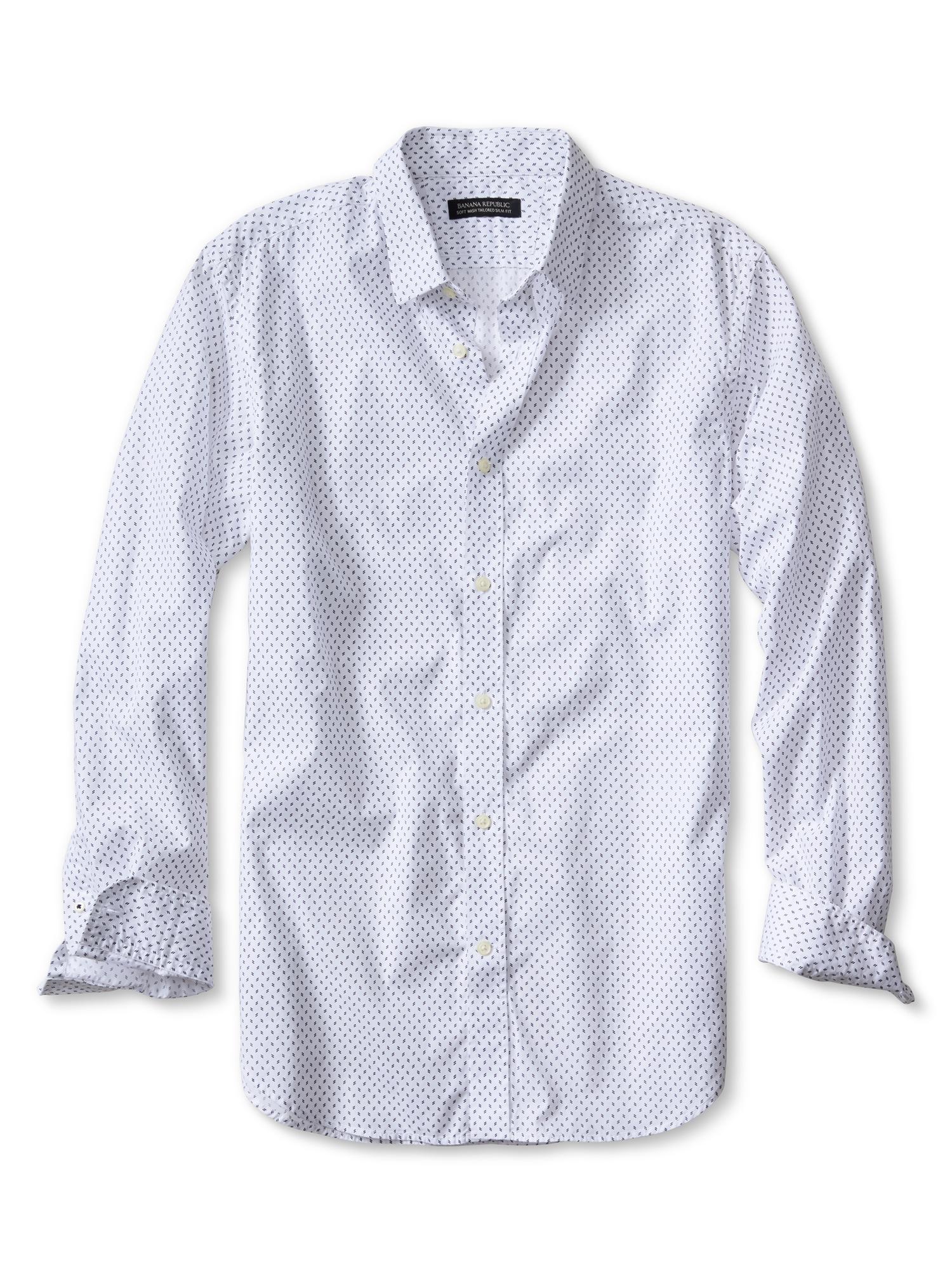 Tailored Slim-Fit Custom 078 Wash Dash Shirt | Banana Republic