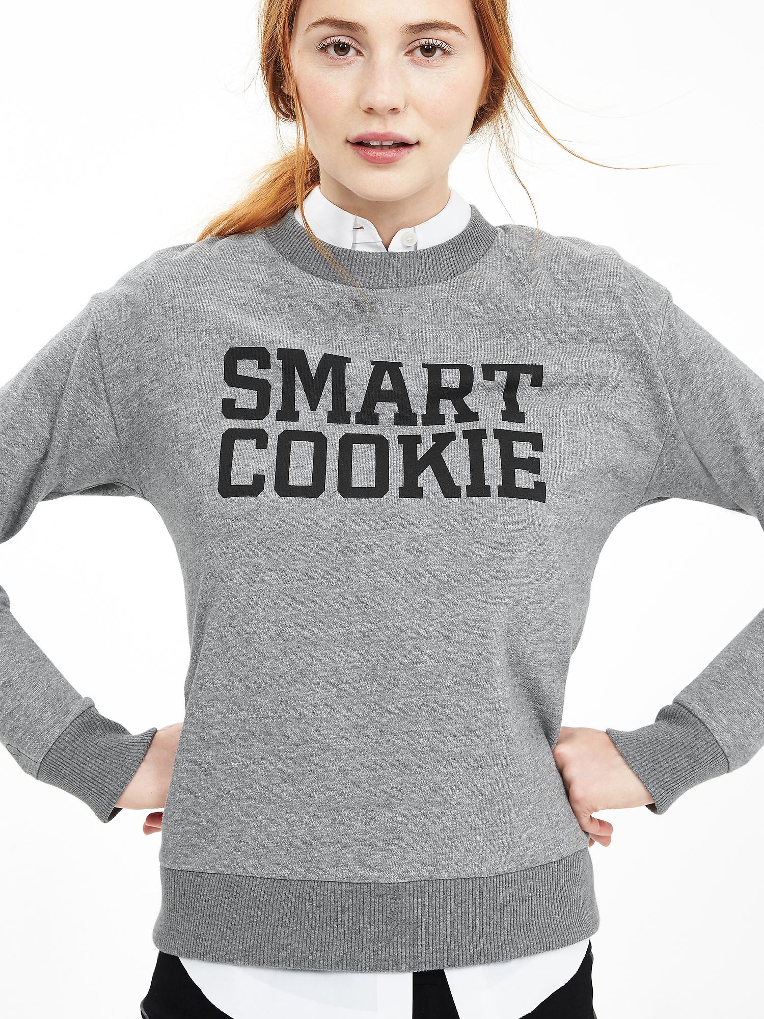 "Smart Cookie" Graphic Sweatshirt