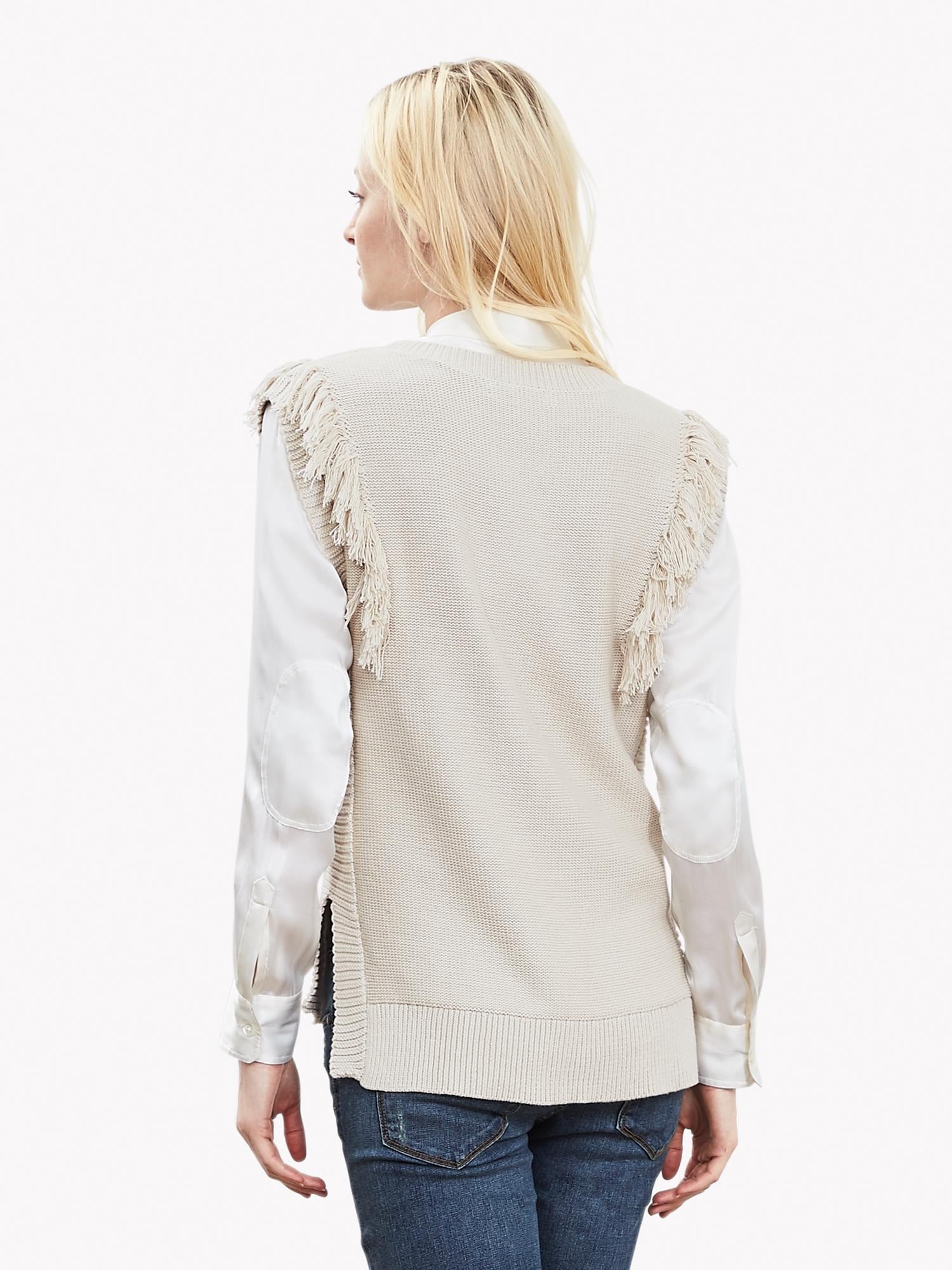 Fringe Sweater Vest