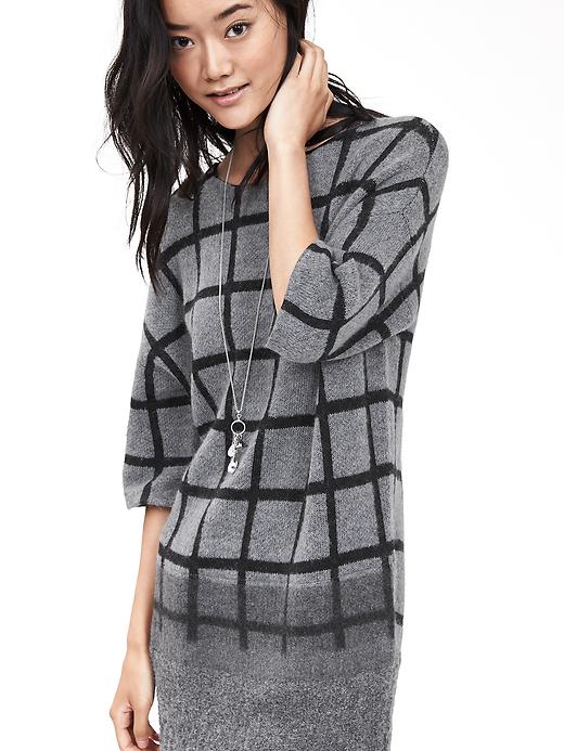 Plaid Sweater Dress | Banana Republic