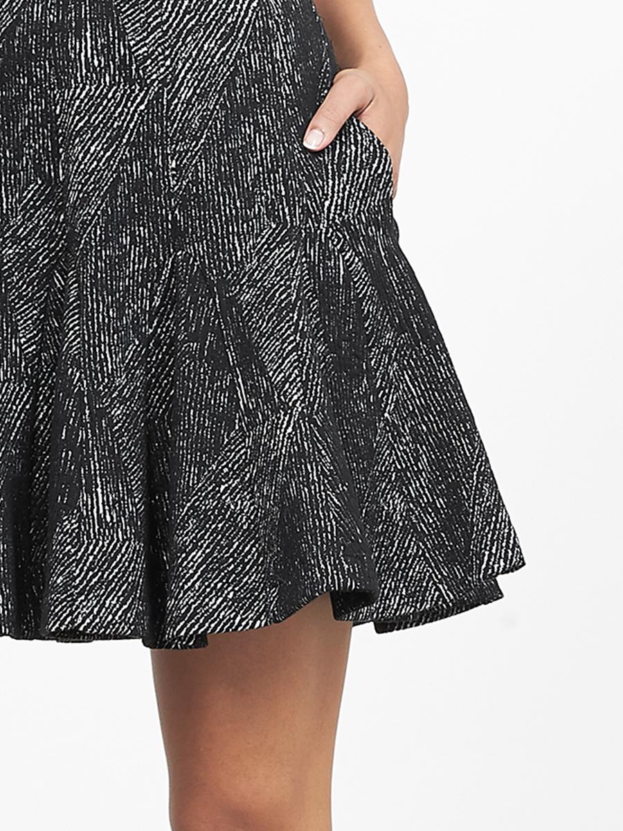 充実の品 Jacquard Fit-and-Flare Skirt | Banana Republic スカート