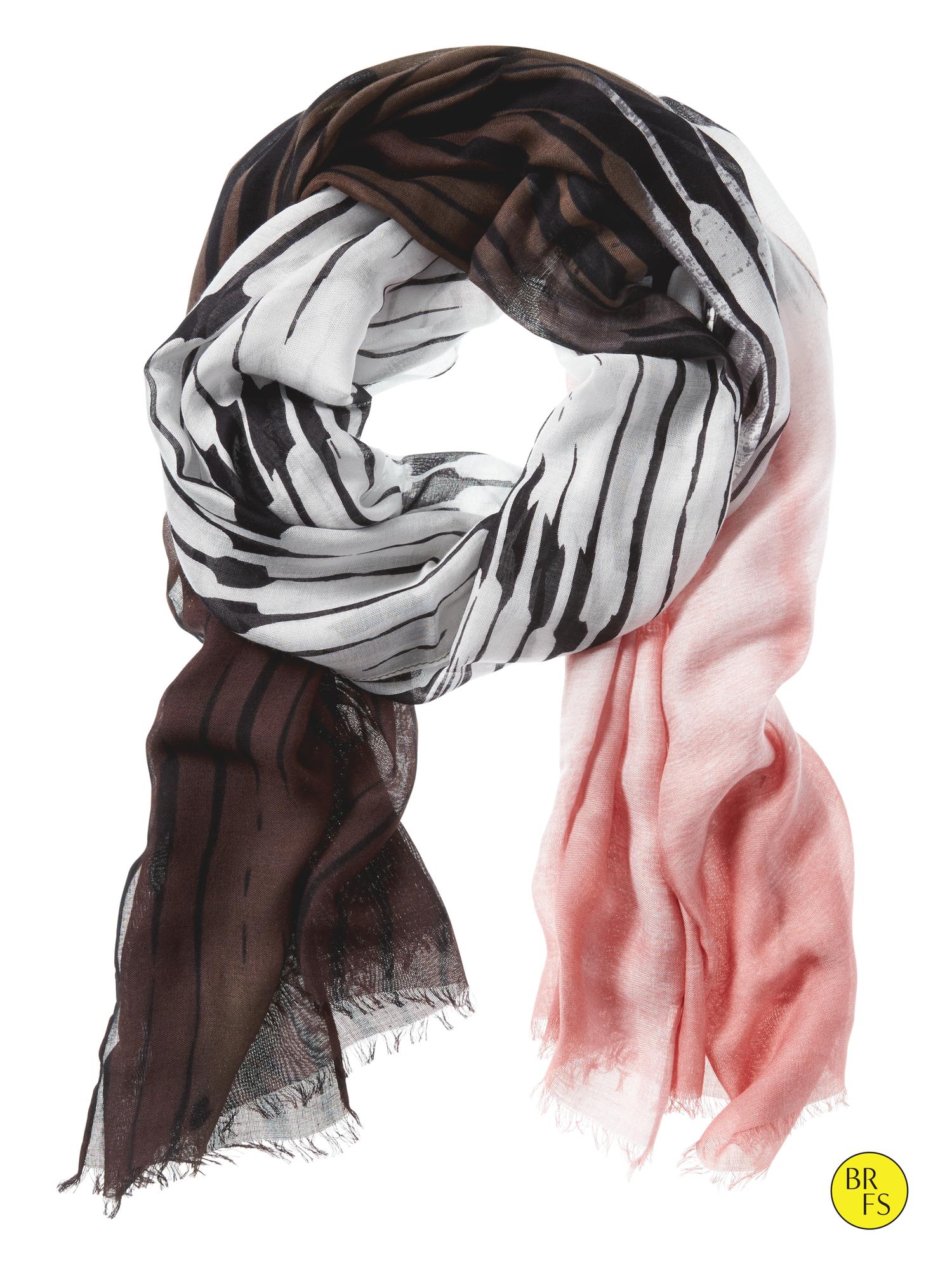 Factory Abstract-Print Scarf | Banana Republic