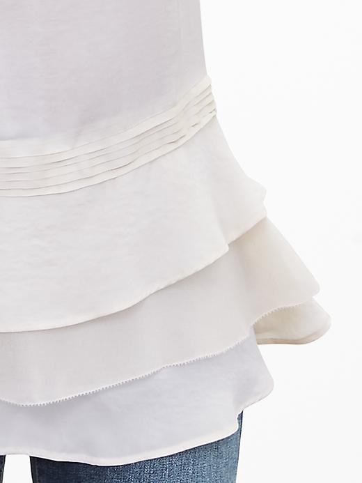 【BAON】25SS★ [BAONHAUS] Kimka Frill Layered Sleeveless OP BCBGMAXAZRIA White Haida One-shoulder Jumpsuit - Runway Catalog