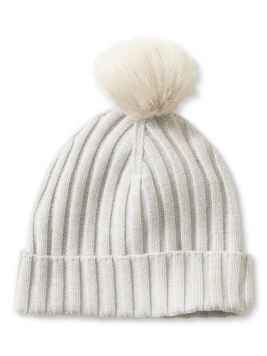 Ribbed Pom-Pom Beanie | Banana Republic display picture 1