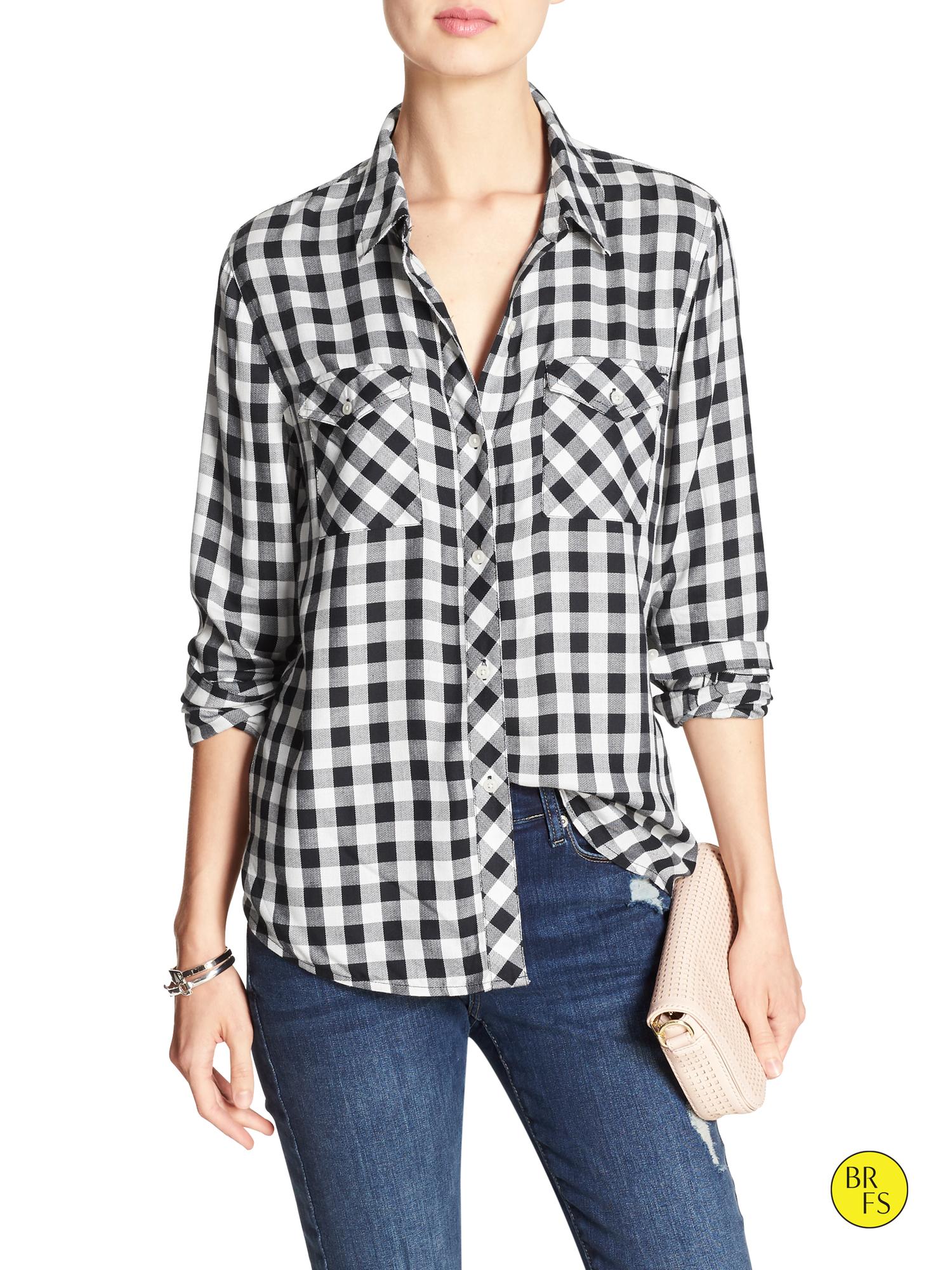 Factory Double-Pocket Shirt | Banana Republic