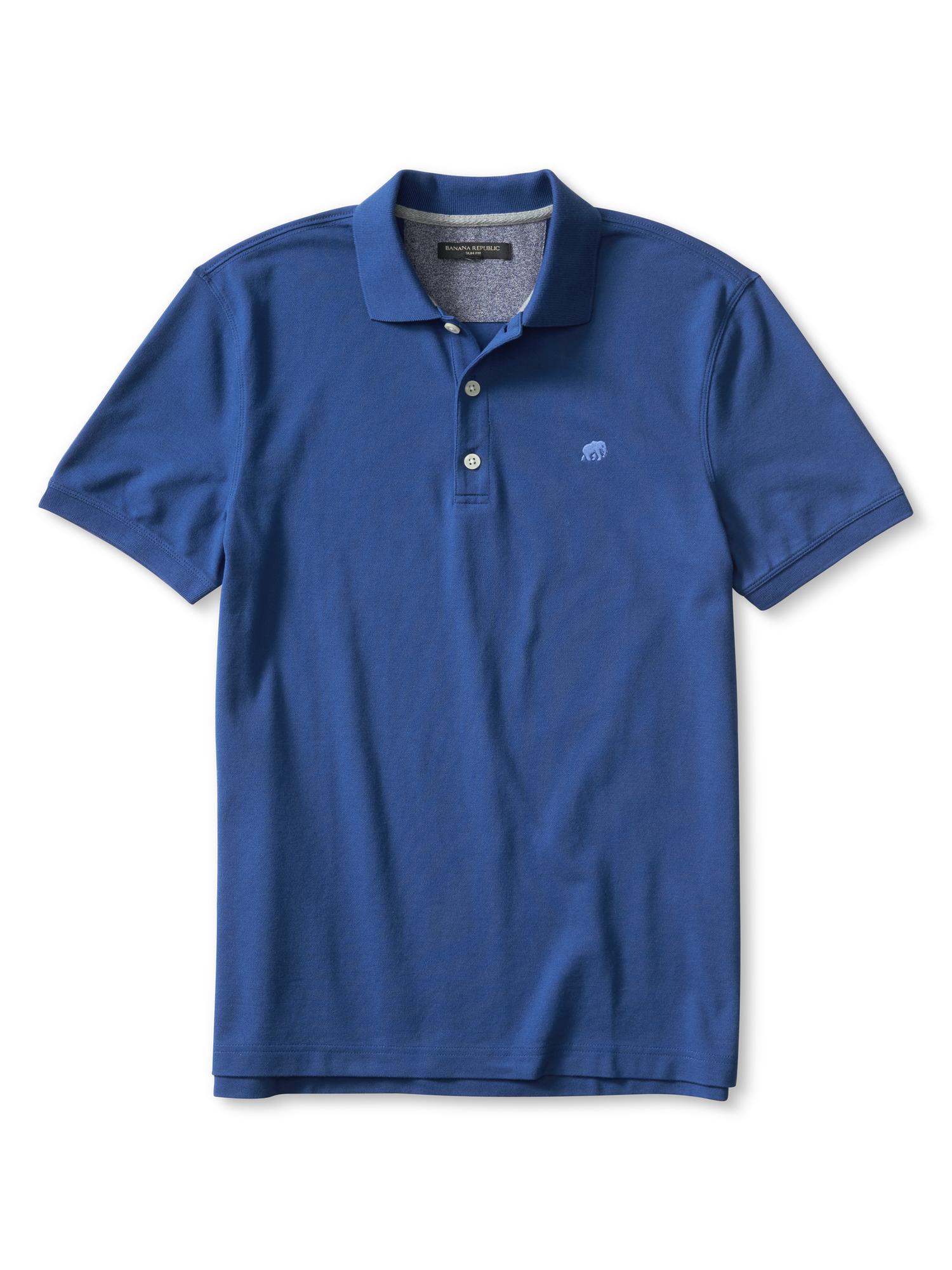 Slim Signature Pique Polo | Banana Republic