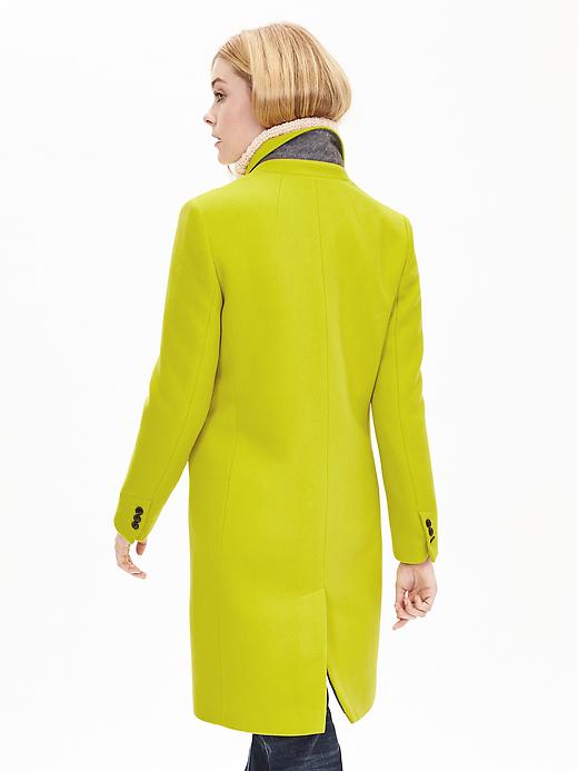 Banana republic yellow coat hotsell