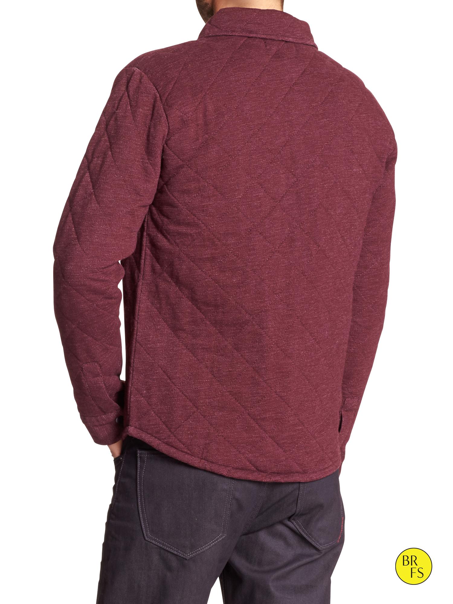 Factory Quilted Shirt Jacket Banana Republic