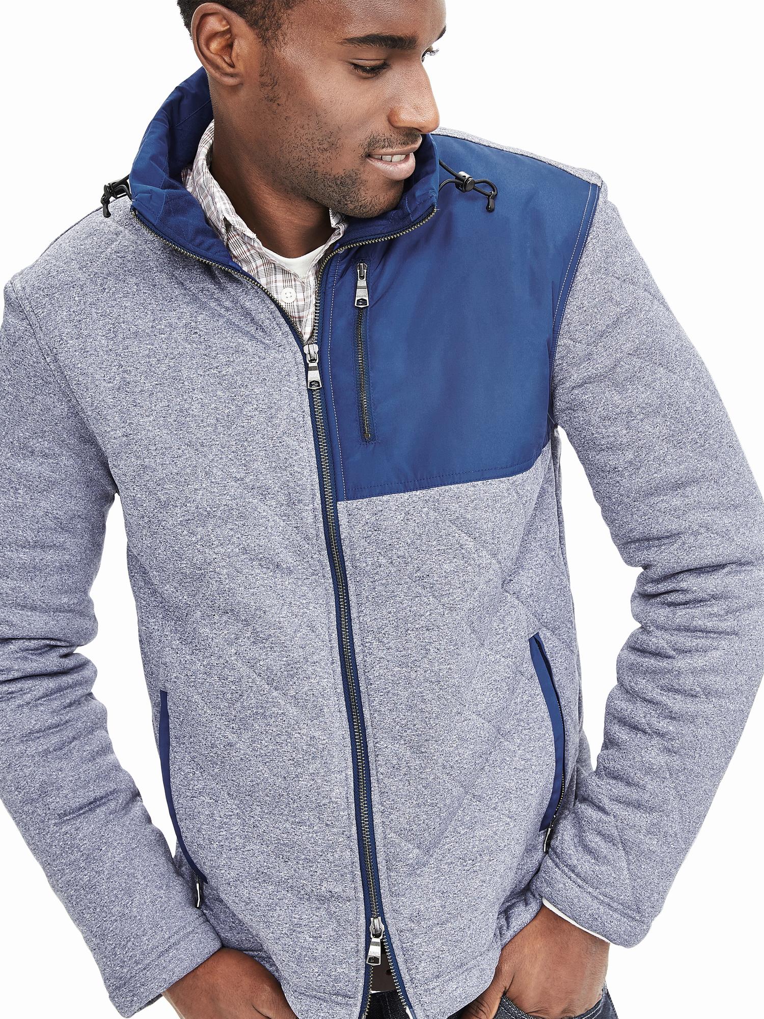 Quilted Full-Zip Jacket  Banana Republic Factory