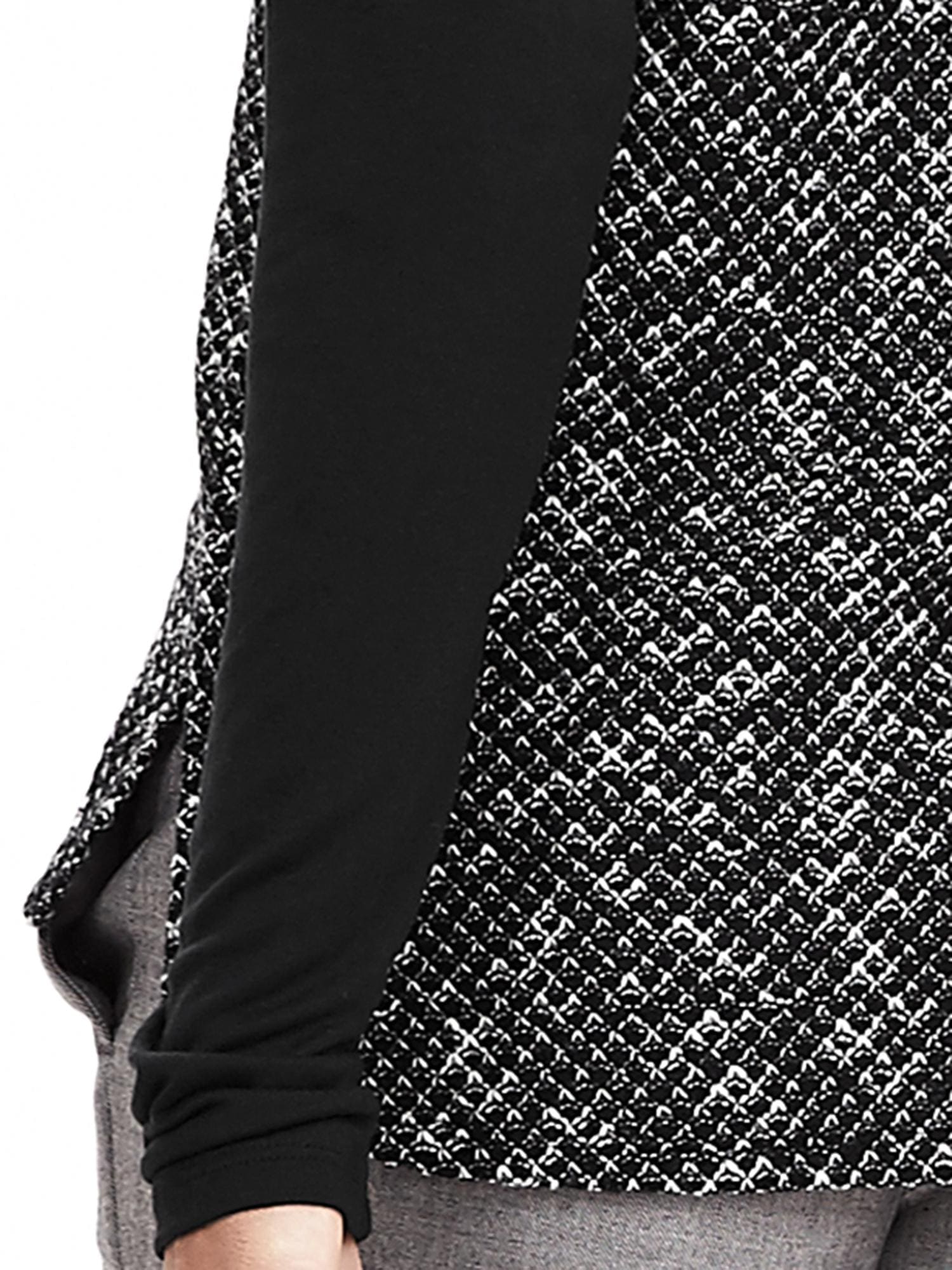 Colorblock Tweed Baseball Tee | Banana Republic