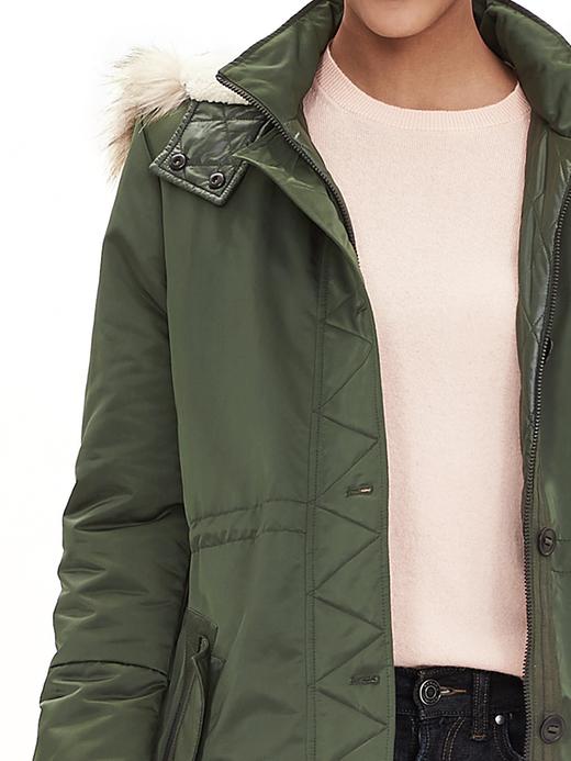 Faux-Fur Hood Parka