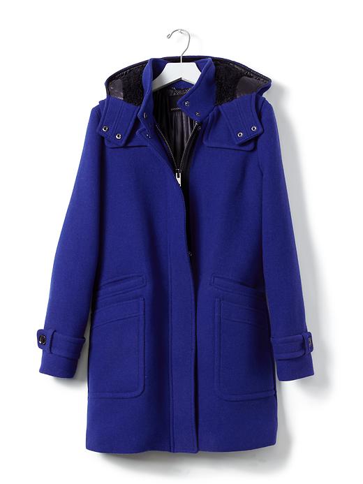 Blue Duffle Coat | Banana Republic