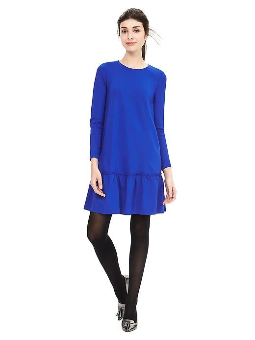 Drop Waist Ponte Dress Banana Republic