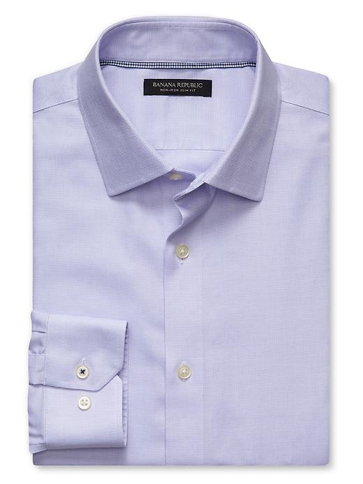 Camden Standard-Fit Non-Iron Birdseye Dress Shirt Camden Standard-Fit Non-Iron Birdseye Dress Shirt