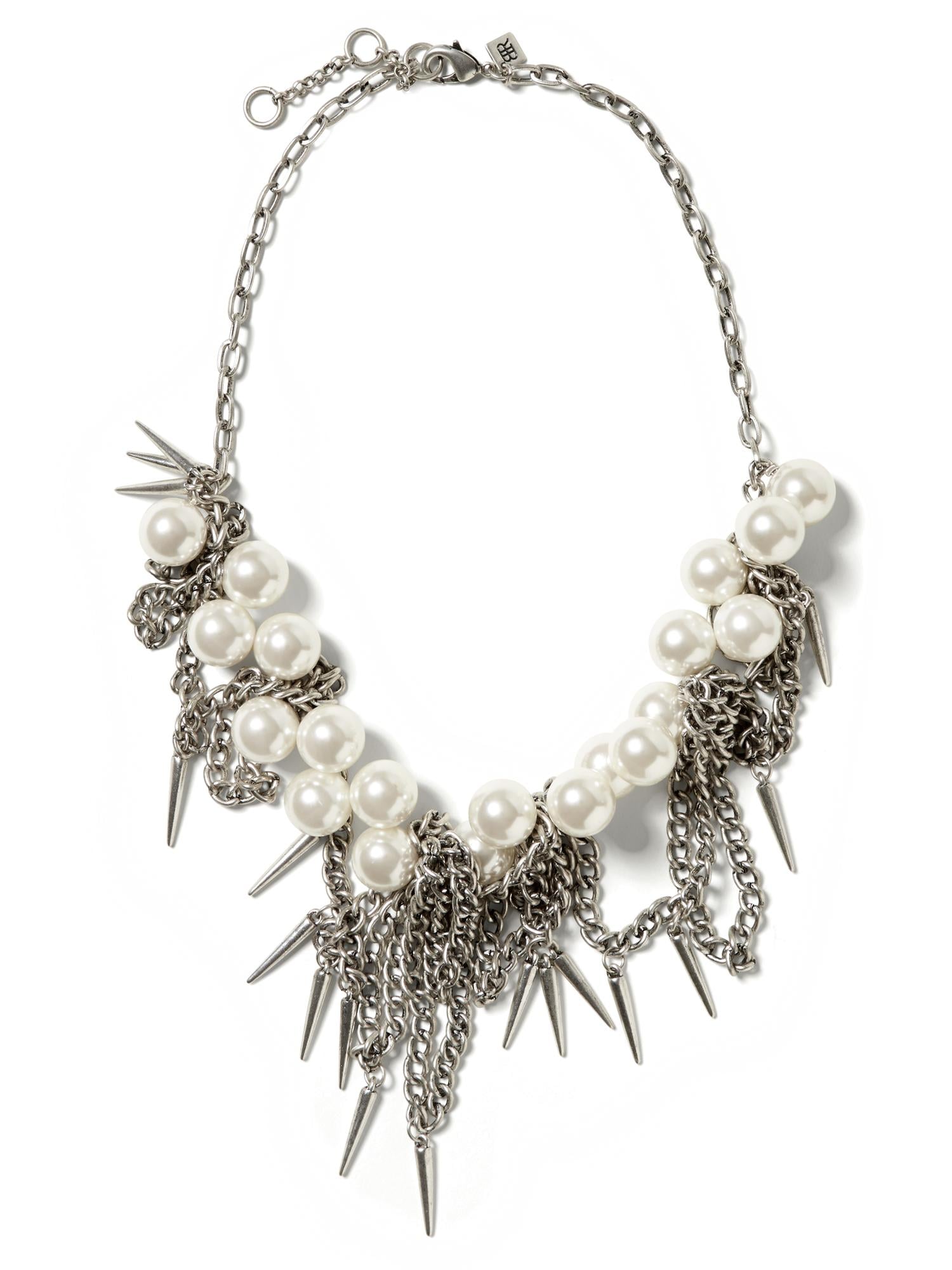 Pearl Spike Necklace Banana Republic