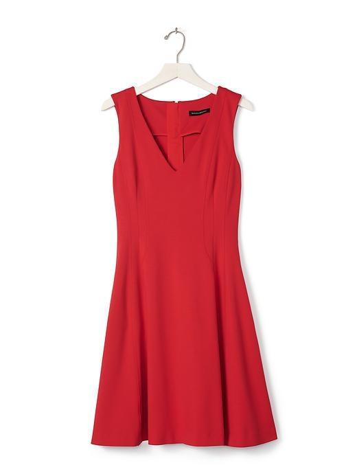 banana republic ponte fit and flare dress Banana Republic main image 1