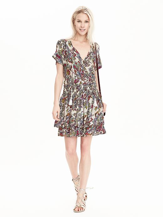 Banana republic paisley dress best sale