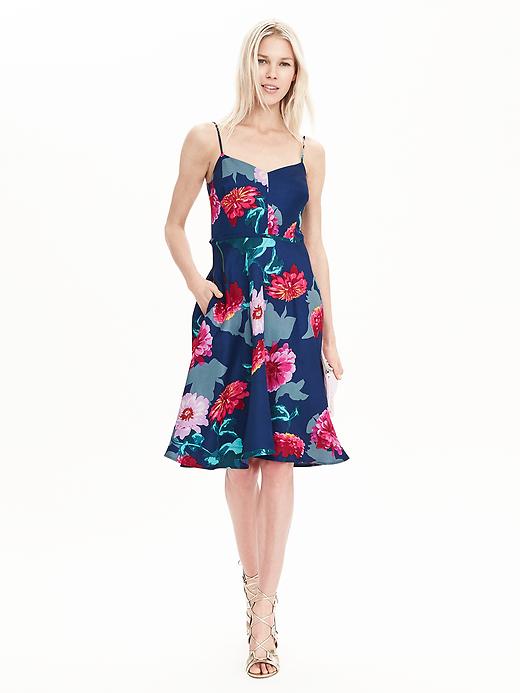 Banana Republic hot Criss-cross Strappy Floral Dress