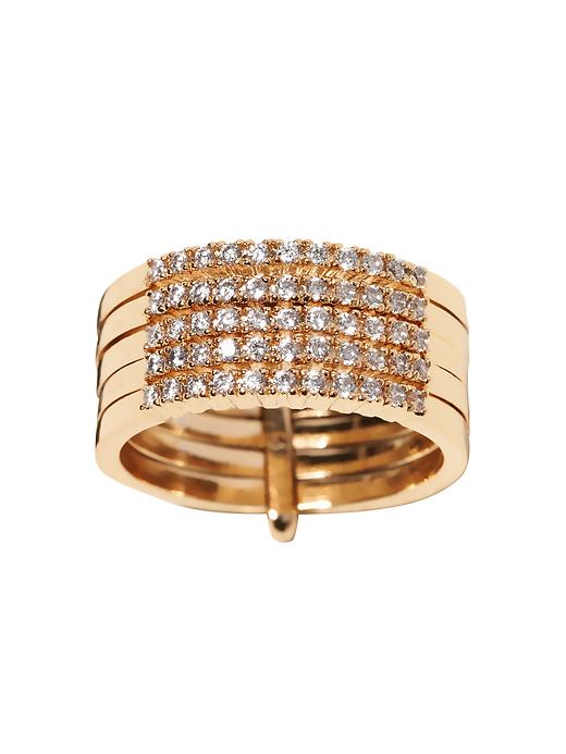 Sparkle Stack Ring | Banana Republic