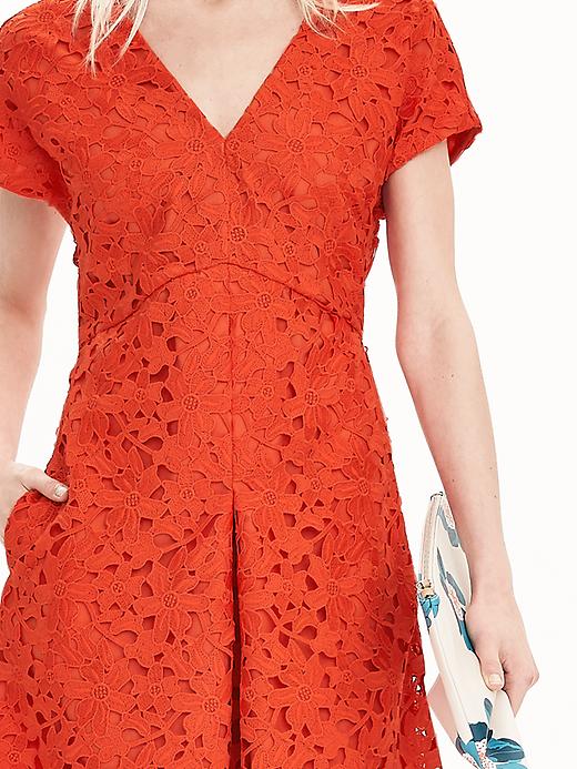 V-Neck Lace Dress | Banana Republic V-Neck Lace Dress | Banana Republic
