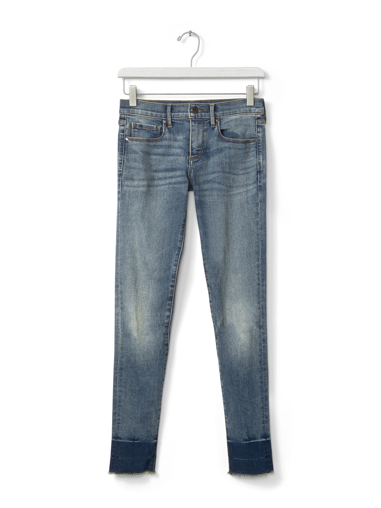 Medium Wash Skinny Ankle Jean