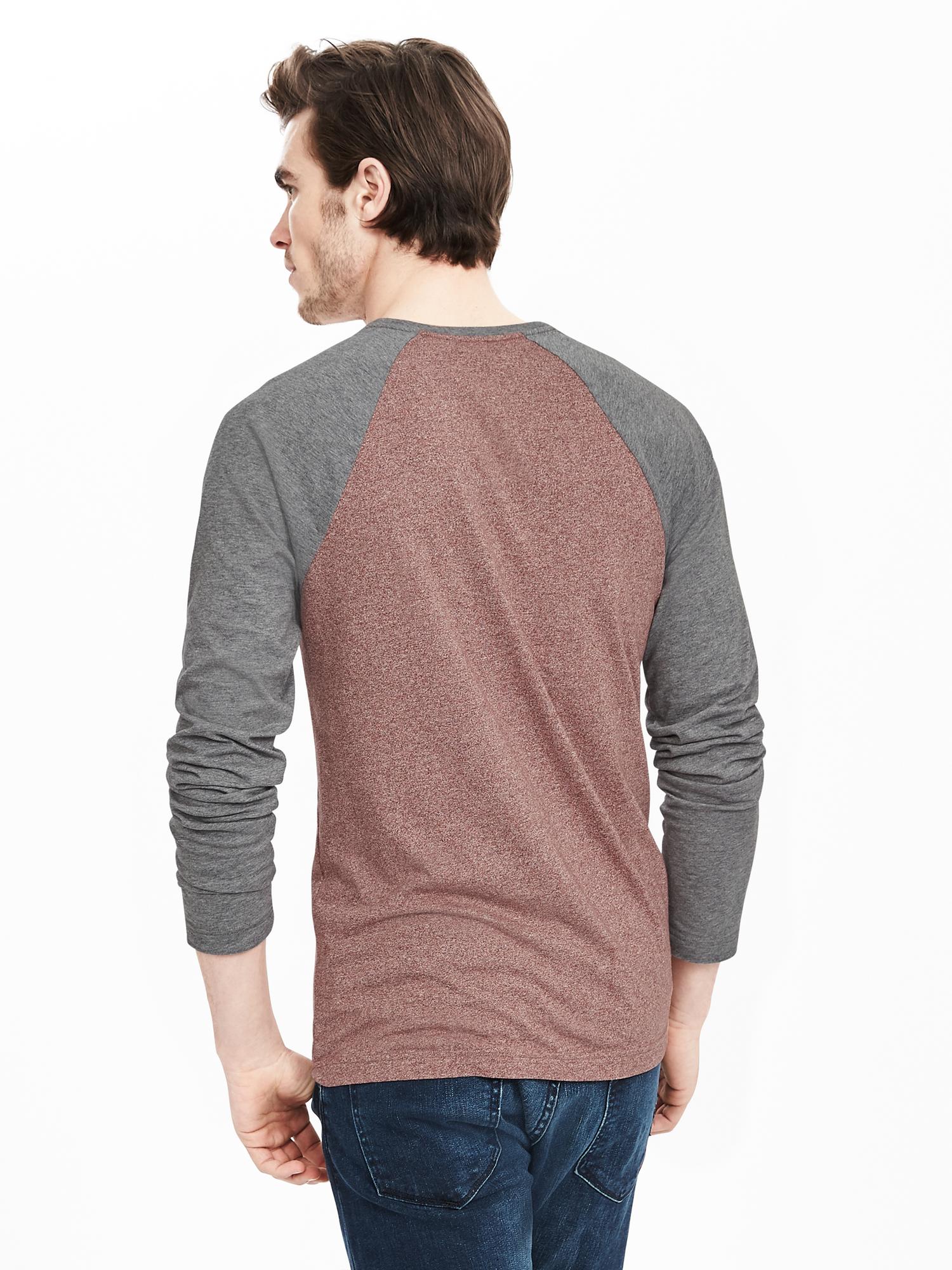SoftWash Raglan Crew Banana Republic