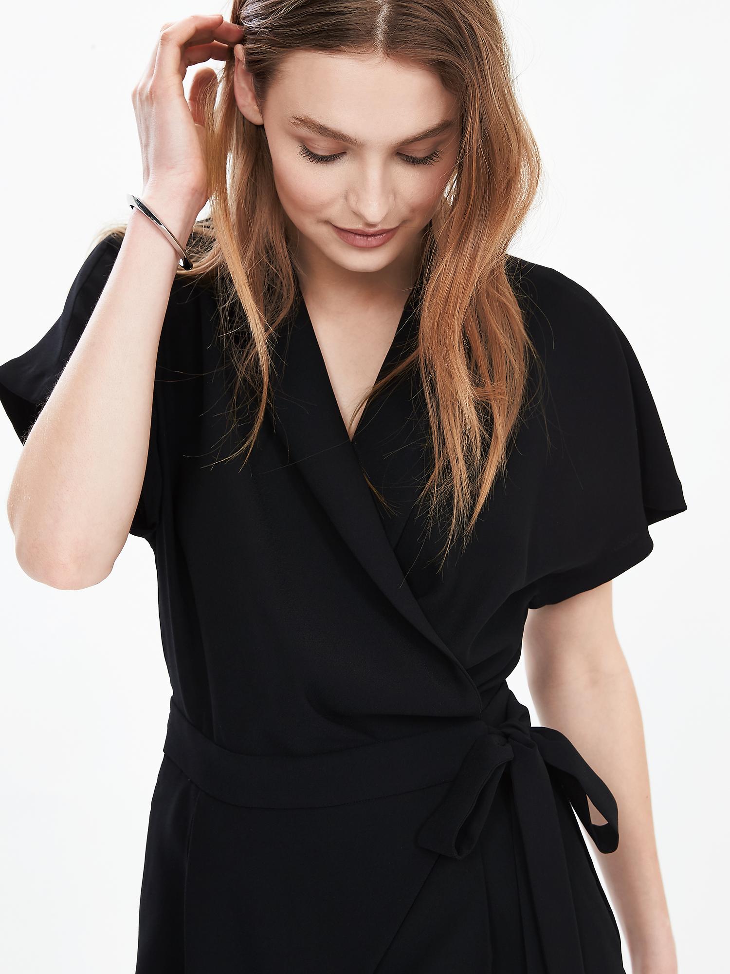 Tuxedo Ankle-Leg Jumpsuit