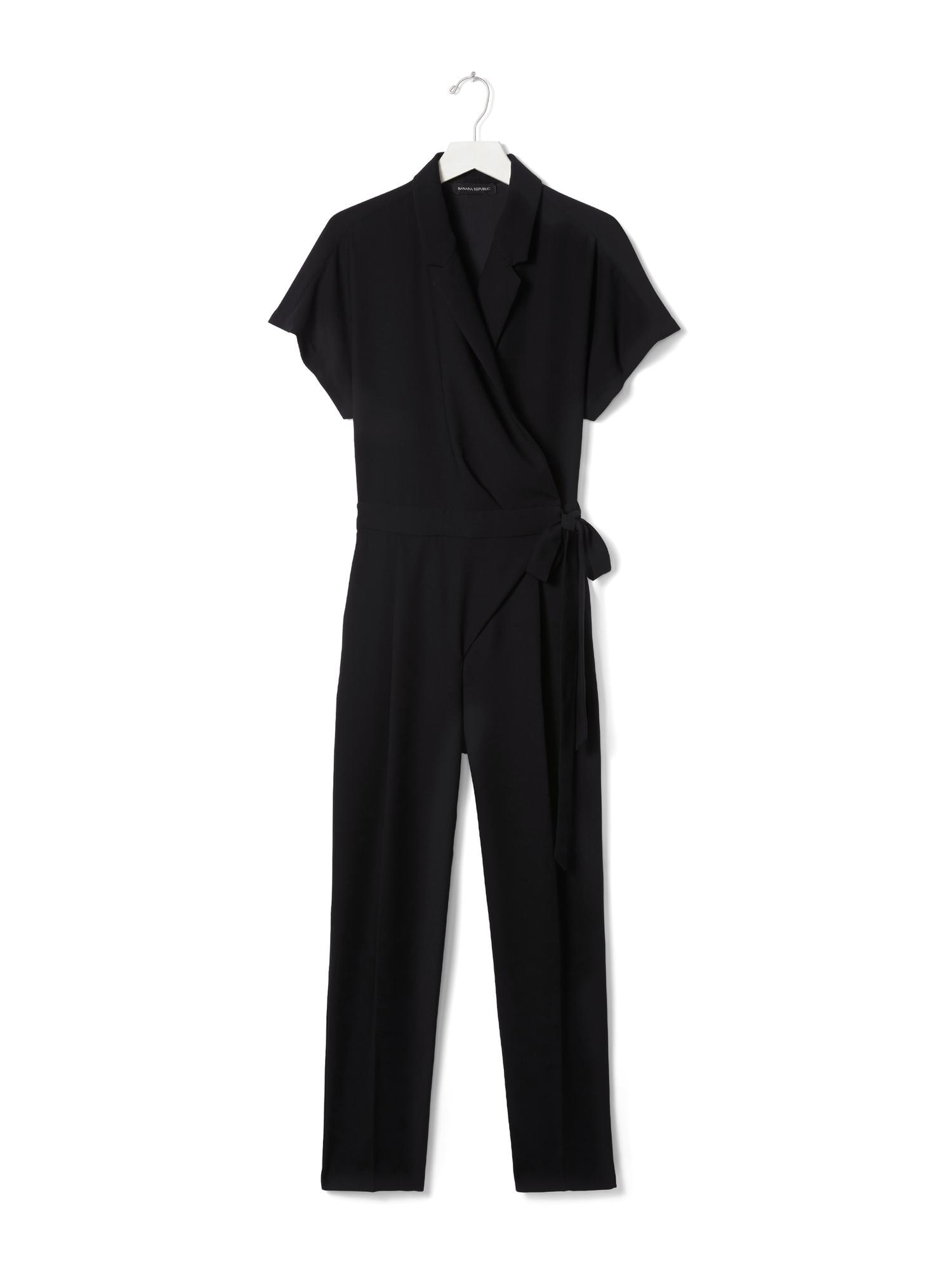 Tuxedo Ankle-Leg Jumpsuit