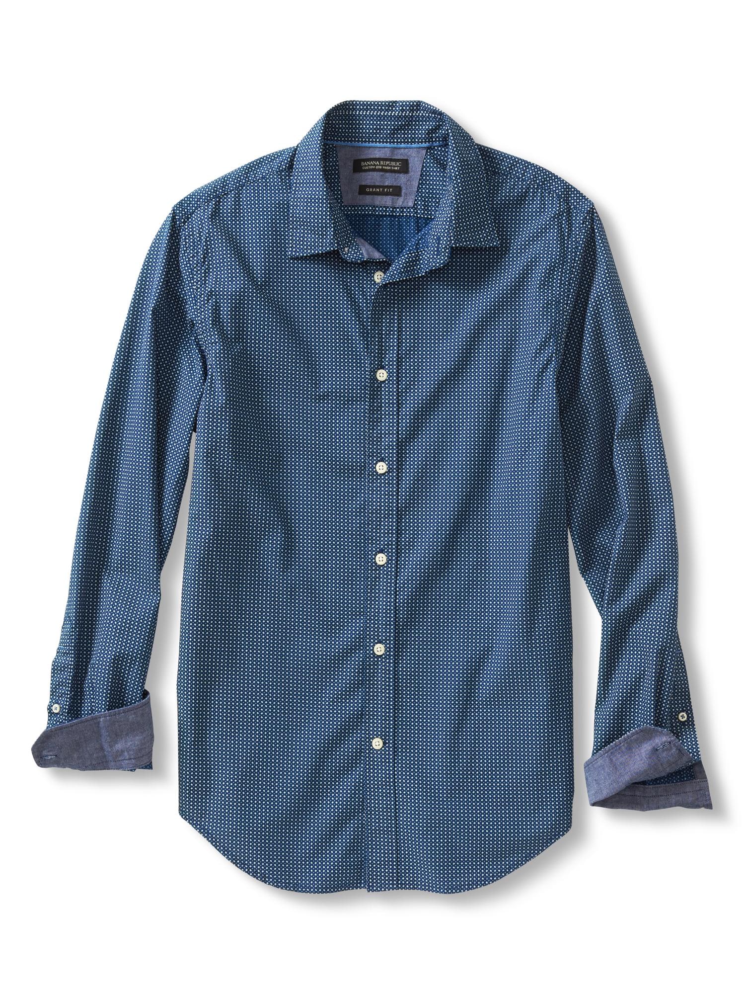 Grant-Fit Custom 078 Wash Shirt | Banana Republic