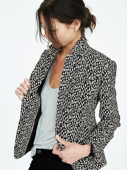 Animal Print Blazer | Banana Republic