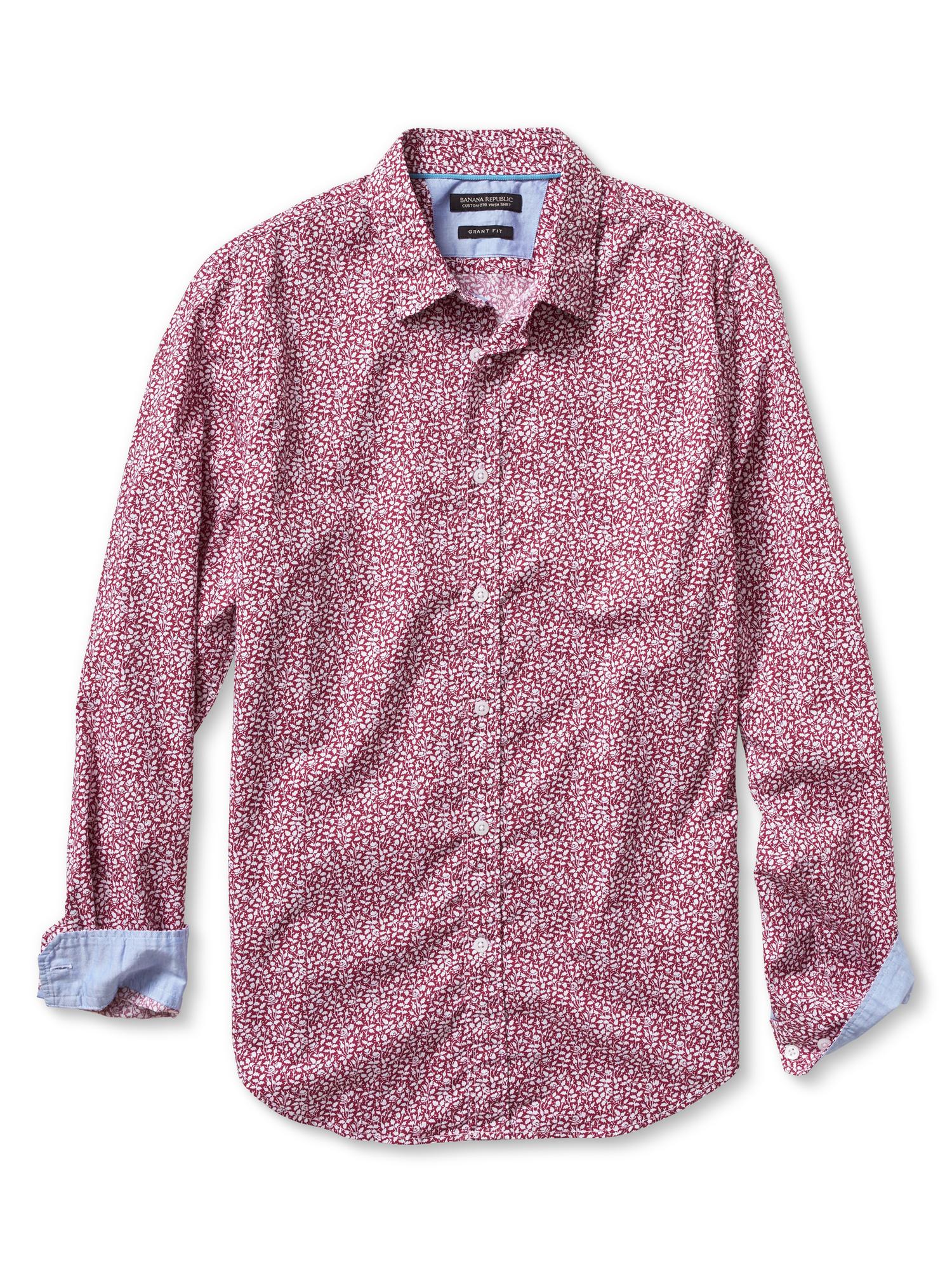 Grant-Fit Custom 078 Wash Shirt | Banana Republic