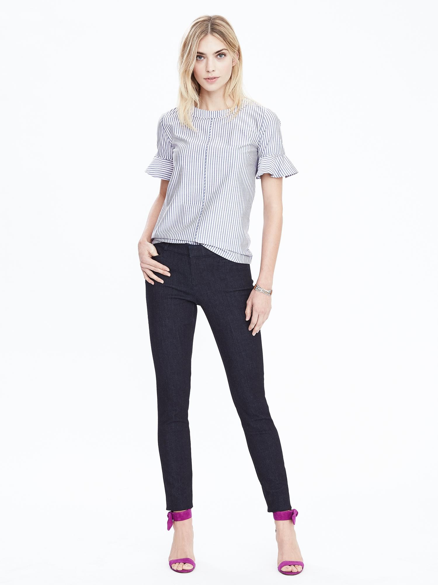 Sloan Skinny-Fit Denim Ankle Pant