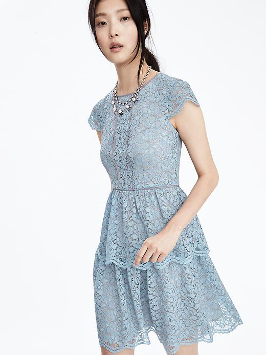 knee length dresses for ladies Lace Banana Midi Dress  The RiverLane