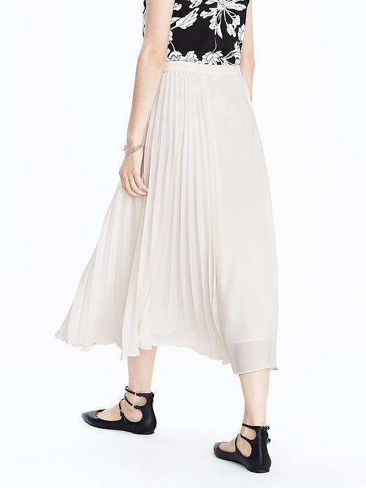button-front midi skirt gap