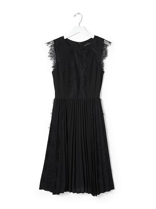 banana republic black lace dress Pleated 90's dress Dress up Like the Style:LD51133