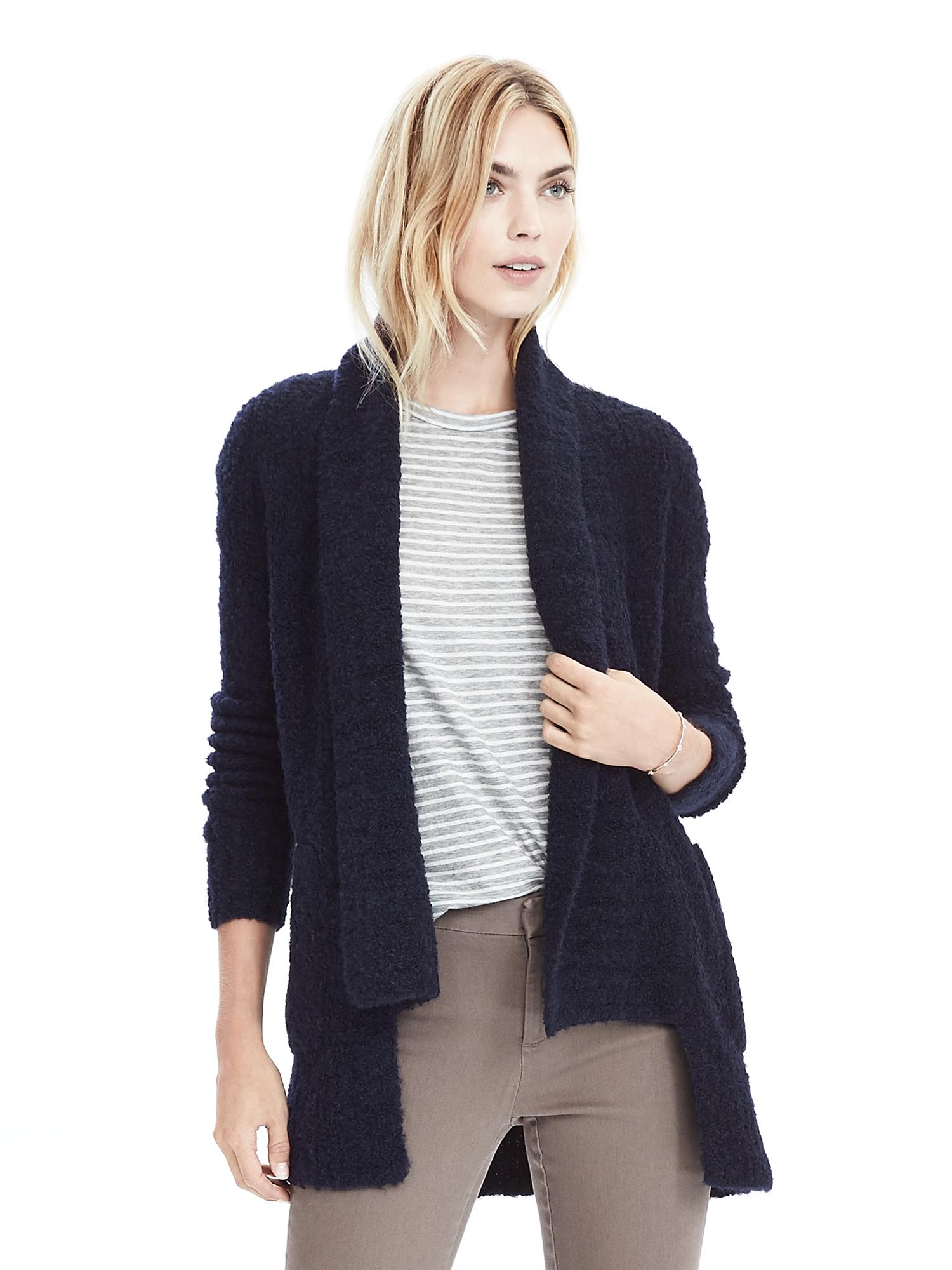 Boucle Sweater Coat