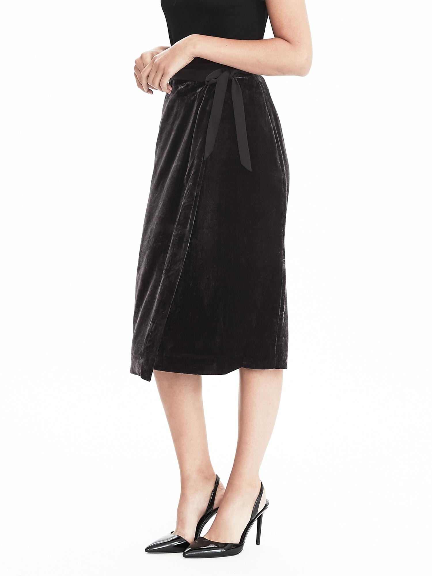 Velvet skirt clearance banana republic