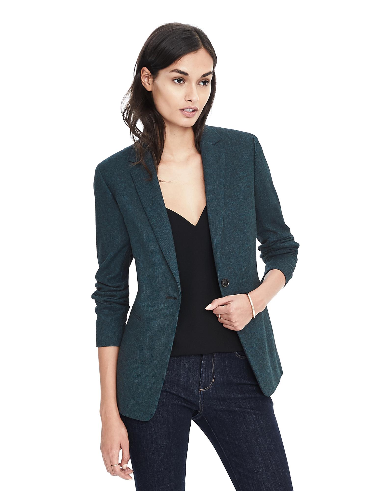 Textured Blazer