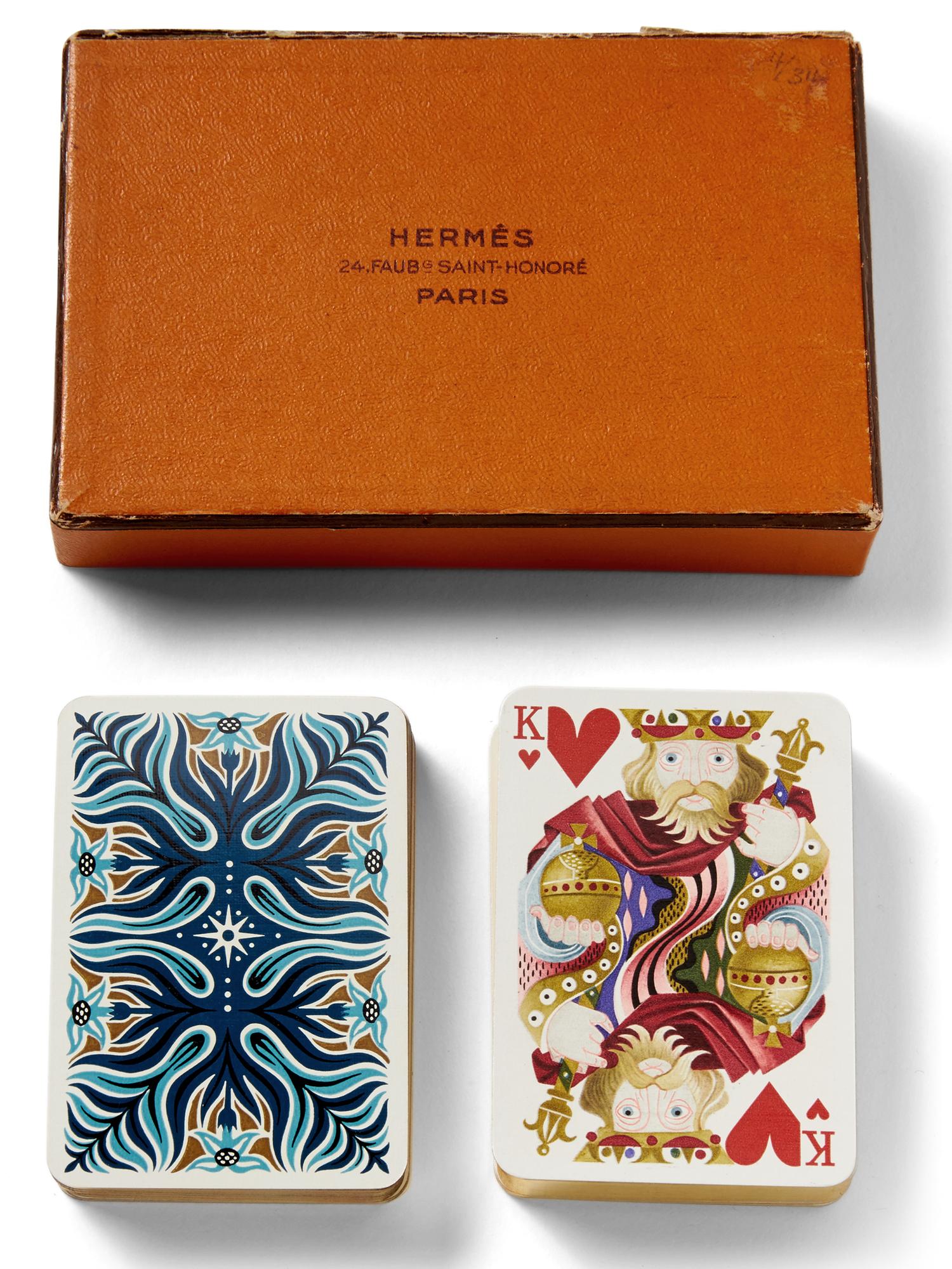 Luxe Vintage Hermes Playing Cards