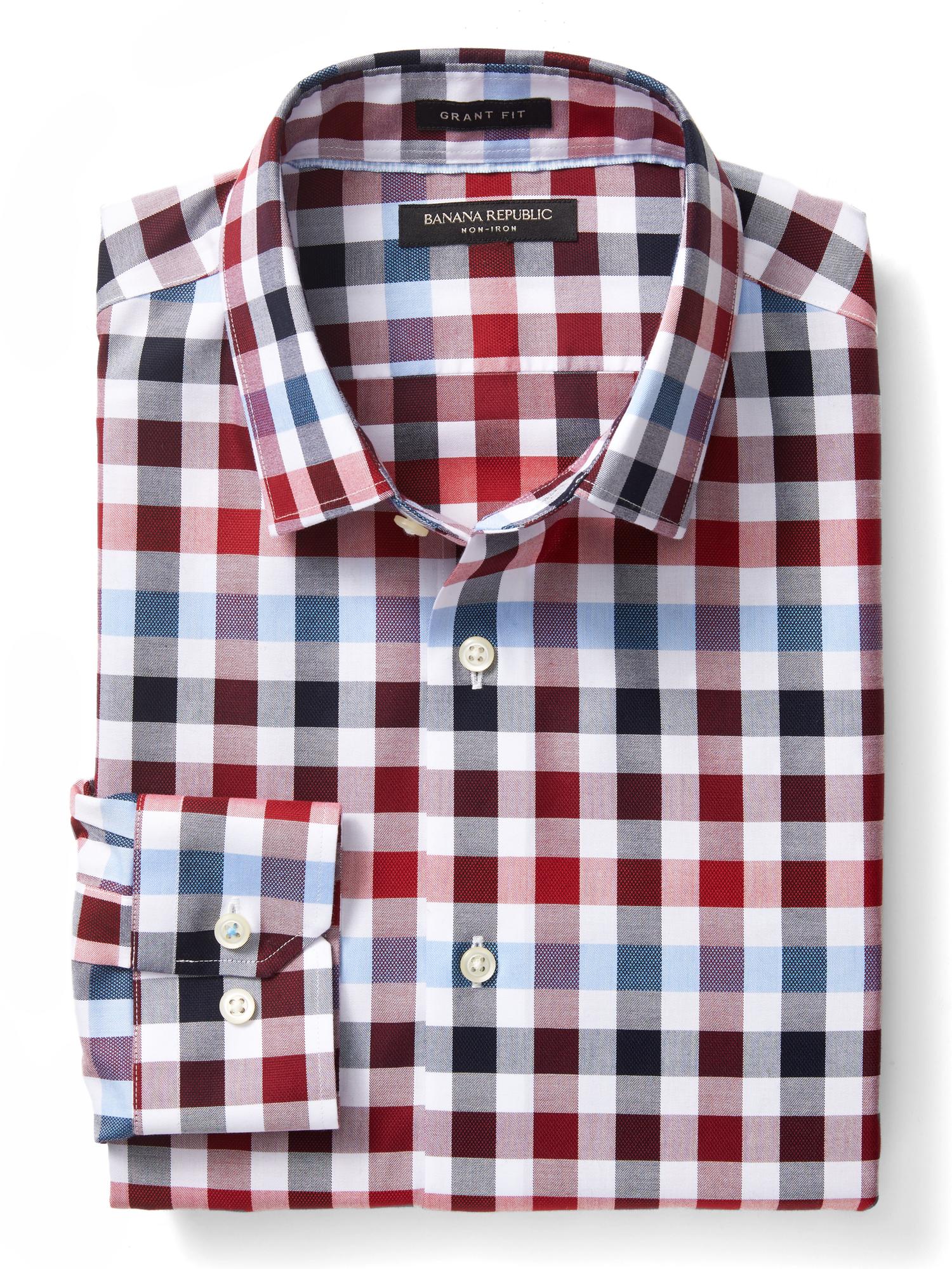 Grant-Fit Non-Iron Check Shirt