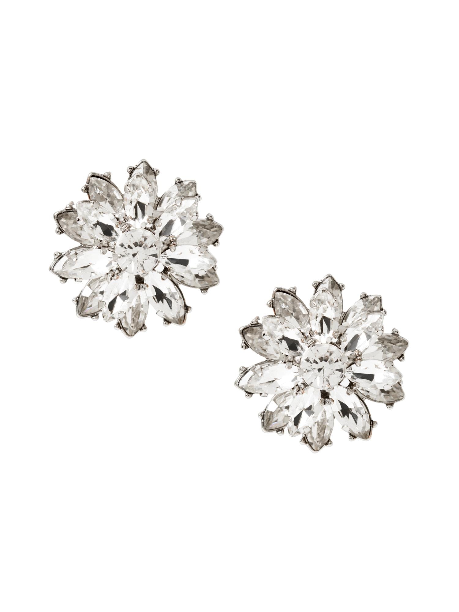 Sparkle Corsage Stud Earring