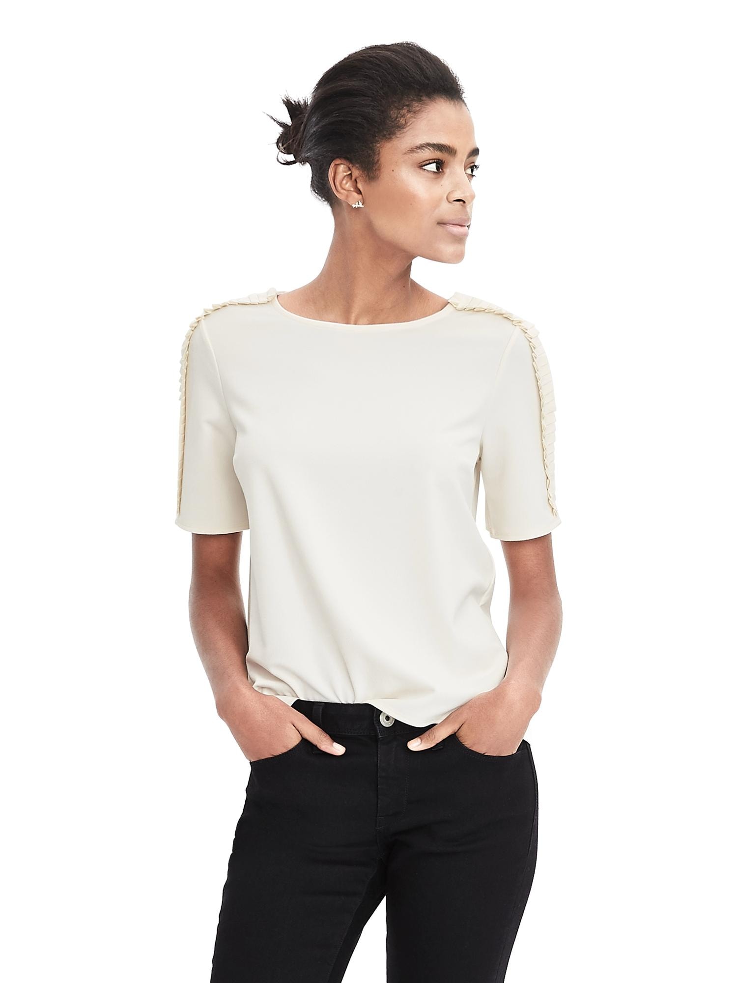 Floating Top Cocoon Crepe main image 1
