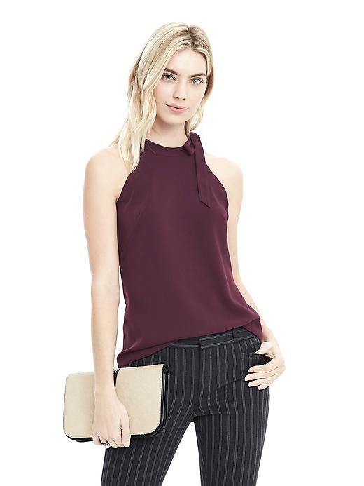 Banana Republic Tie Neck Blouse