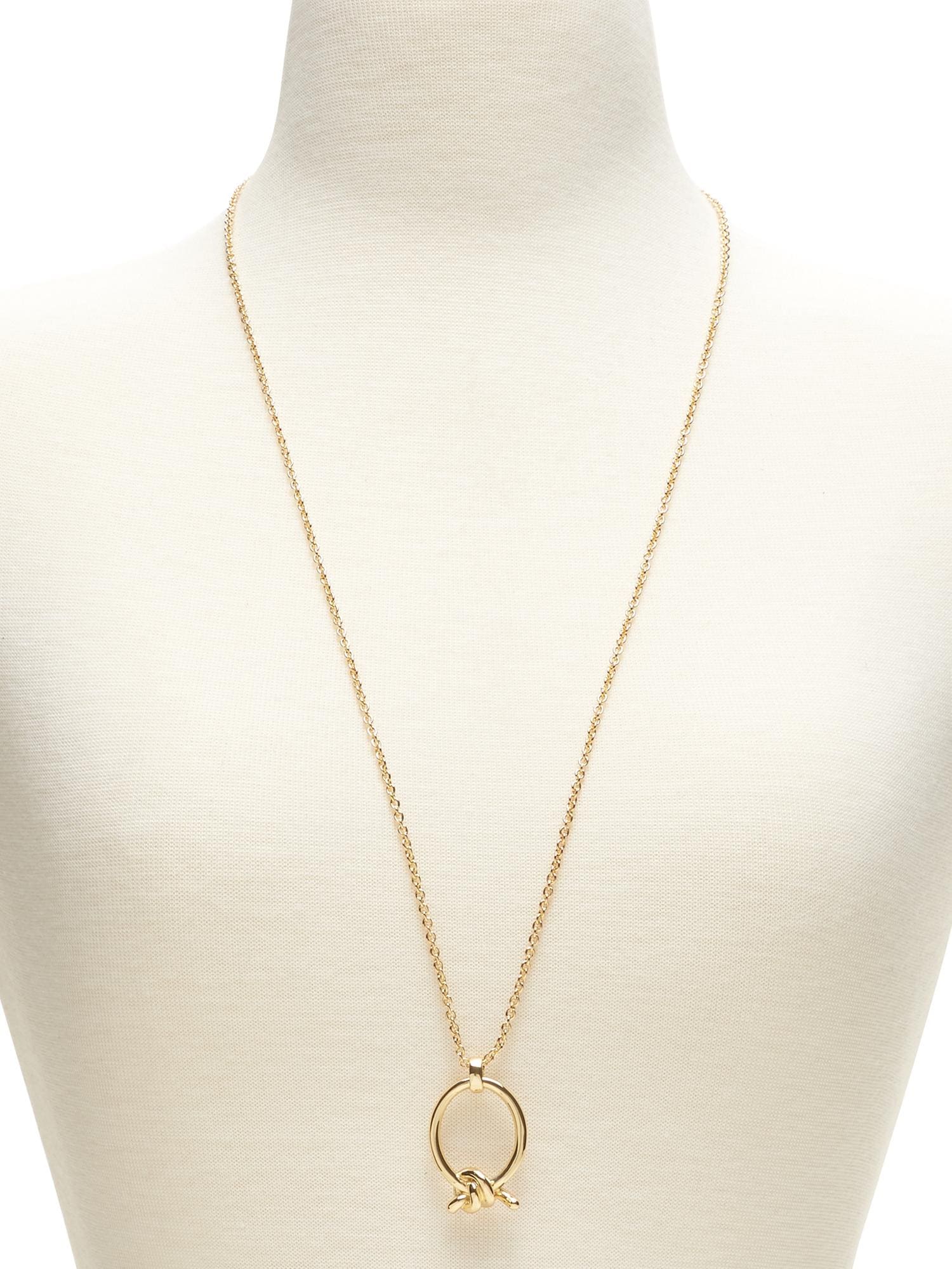 Nautical Knot Pendant Necklace Banana Republic